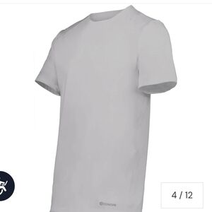 NWT Holloway Men's Coolcore® Essential Tee Grey